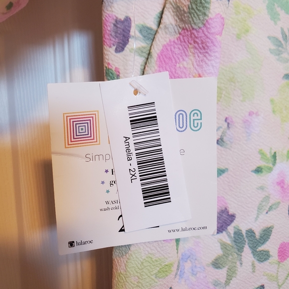 NWT Lularoe Amelia Spring Dress - Picture 4 of 6